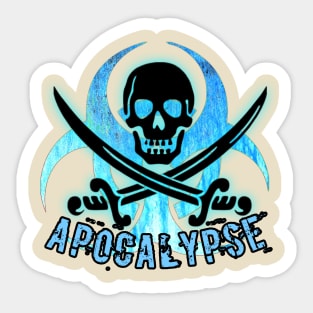 Pirate t-shirt designs Sticker